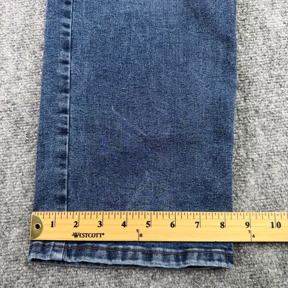 TPJ The Perfect Jean Mens 40x30 Blue Thick Thicc Stretch Denim Medium Wash - Picture 11 of 16